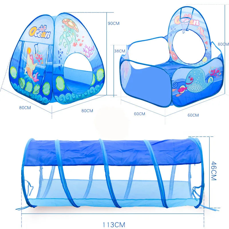 Piscina de Bolinhas com Corredor - Zeri Ofertas